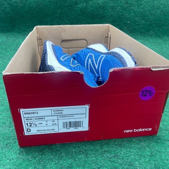 New Balance Fresh Foam X 860 Mens Running Walking Shoes Blue Sneakers Size12.5 - Picture 4 of 5